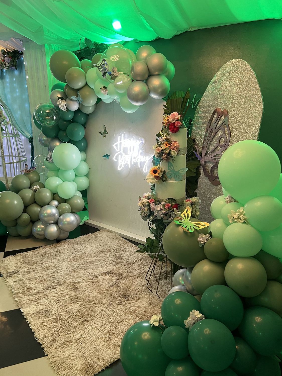 Arco de globos — Banquetes Altovar